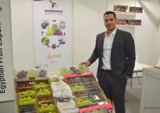 Ahmed Harraz from Egyptian Fruit Export promoting grapes from Agrostar